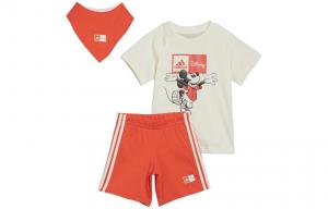 Детская повседневная спортивная одежда Adidas, кремовый