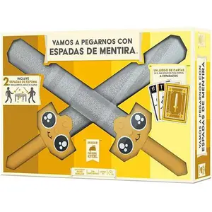 Детская настольная игра Asmodee LetВґS Hit Each Other With Pretend Swords Includes 2 Foam Swords, золотой