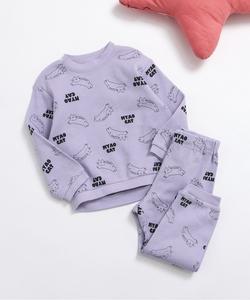 Пижама в вафельном стиле