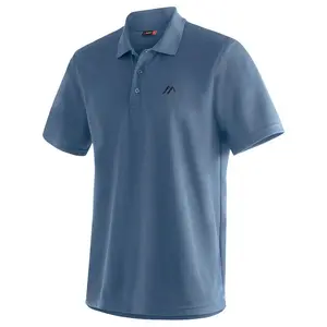 Поло с коротким рукавом Maier Sports Ulrich, синий