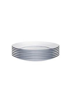 Набор десертных тарелок Lys, 6 штук Duralex, прозрачный