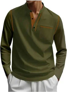 Футболка мужская Slim Fit с V-образным вырезом и карманом