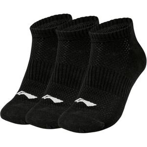 LINING Низкие носки унисекс набор из 3 штук черные