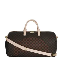 Спортивная сумка Bandolero nouveau коричневая в клетку Sprayground, коричневый