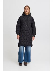 ICHI Куртка свободного кроя IHHANSA черного цвета