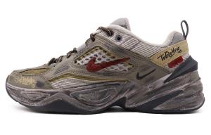 Nike Низкие кроссовки M2K Tekno с защитой от износа, массивные, унисекс, бежевого цвета