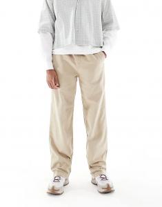 Мешковатые повседневные брюки Cotton On светло-верблюжьего цвета