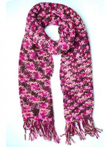Шарф collezione alessandro Italienischer Lanea, фуксия
