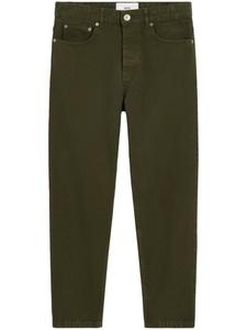 Зауженные джинсы AMI Paris, зеленый