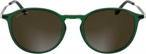 Lacoste L6061s прямоугольные солнцезащитные очки, Transparent Green