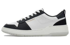 Футболка FERRAGAMO Двухцветные кожаные кроссовки, черно-белые