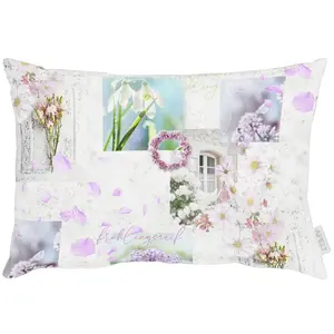 Декоративная подушка 6722 Apelt, Lavendel-rosa-blau + bedruckt