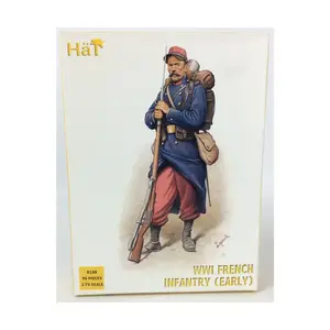 Французская пехота времен Первой мировой войны (ранняя часть), Historical Plastic Military Figures - WWI (1:72) (Hat Industries)
