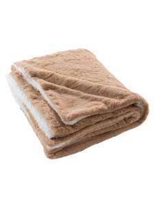 Плюшевое одеяло коричневого цвета Douceur d’Intérieur