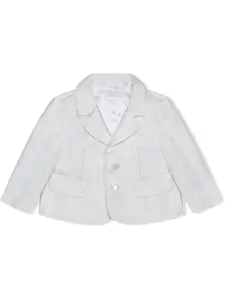 Однобортный блейзер Dolce & Gabbana Kids, белый