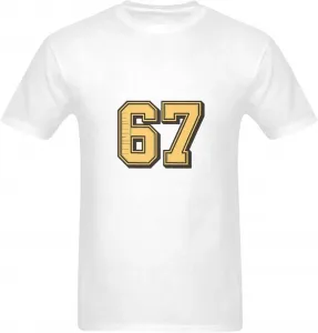 Футболка Vintage Number 67 Print