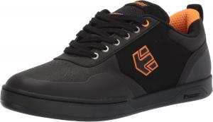 Мужские велосипедные кроссовки Etnies Culvert с низким верхом и резиновой подошвой Michelin для скейта, черный/оранжевый