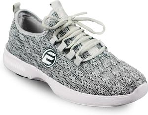 Женские боулинг-кроссовки ELITE Kona Slip-On - легкие, дышащие вязаные, универсальная подошва, Charcoal