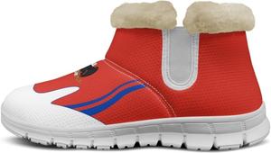 Сапоги Howilath с флагом, зимняя обувь для женщин 2024 года, удобные ботильоны с противоскользящей подошвой, Chile Flag