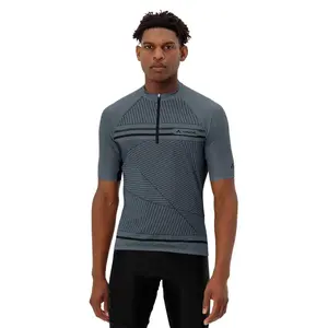 Джерси с коротким рукавом VAUDE Posta Half Zip LE II, серый