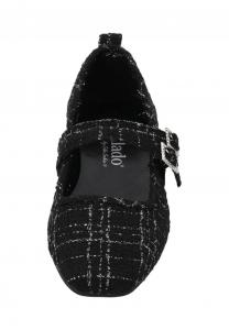 Балетки с ремешком на щиколотке Palado by Sila Sahin, черный