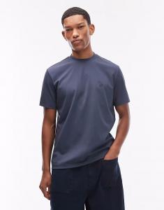 Футболка свободного кроя с логотипом зебры Paul Smith синего цвета Ps Paul Smith