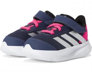 Детские кроссовки Adidas Duramo Sl Elastic Lace (для малышей) Adidas Kids, Shadow Navy/Silver Metallic/Lucid Pink