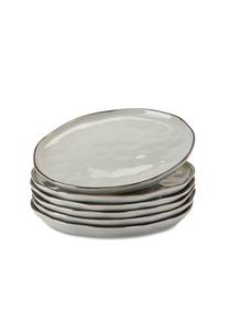 Набор тарелок из 6 шт. Biarré серый Loberon, серый