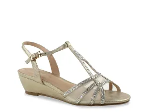 Сандалии Jilly Wedge Sandal Paradox London, цвет champagne