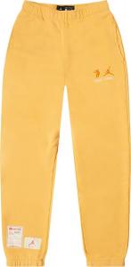 Джоггеры Air Jordan x Union LA Fleece Joggers 'Sport Gold', желтый