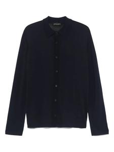 Рубашка на пуговицах Roberto Collina, синий