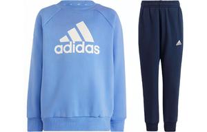 Утолщенная и флисовая повседневная спортивная одежда для детей Adidas, Fusion Blue+Legend Ink