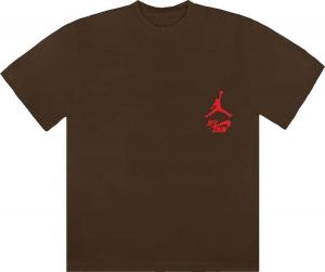 Футболка Cactus Jack by Travis Scott x Air Jordan Highest T-Shirt 'Brown', коричневый
