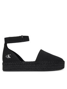 Эспадрильи Flatform Espadrille Sling Mg YW0YW01735 Calvin Klein Jeans, черный