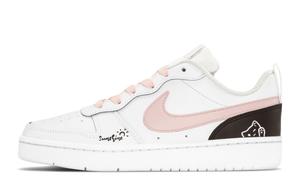 Детские скейтерские кроссовки Court Borough для младших школьников Nike, розовый/белый