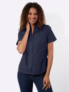 Блузка с короткими рукавами темно-синего цвета WITT WEIDEN