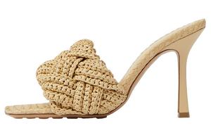 Шлепанцы Bottega Veneta Lido женские, коричневый