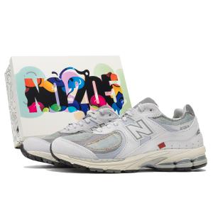 Кроссовки NB 2002R с амортизацией, устойчивые к истиранию, дышащие, низкие, повседневные, unisex New Balance, серый