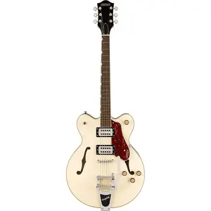 Gretsch G2622T Streamliner с центральным блоком и двойным вырезом с Bigsby - Винтажный белый