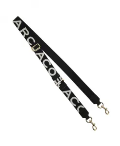 Узкий ремень из тесьмы с логотипом Marc Jacobs, черный