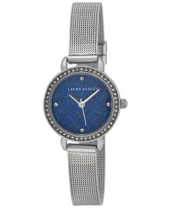 Женские часы-браслет с камнями, серебристый сплав, 26 мм Laura Ashley