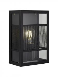 Brilliant Уличный настенный светильник черного цвета