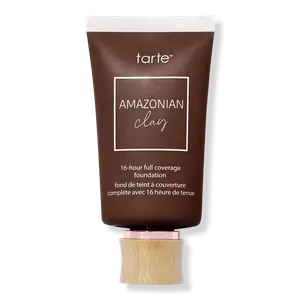 Тональный крем с амазонской глиной, обеспечивающий 16-часовое покрытие. Tarte, 61H Espresso Honey (very deep skin with warm, peach undertones)