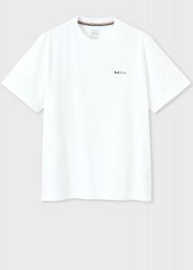 Футболка с двухцветным логотипом Paul Smith, цвет White 7