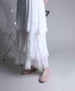 Замшевые балетки с перекрестными ремешками Aimoha - Select -, цвет Pink