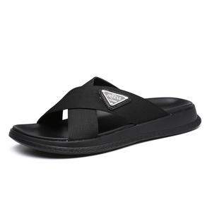 HUITE Тапочки-слайды мужские черные