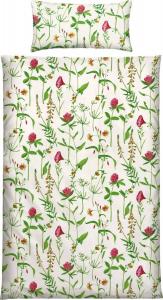 Постельное белье Erwin Müller 209527 2-teilig, зеленый - красный - белый - 135 х 220 см