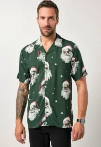 Halbarm weihnachten shirt Jp1880, Dark Green