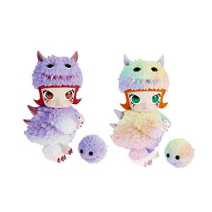 Фигурка Pop Mart Molly x Instinctoy Erosion Molly Costume Series, hairball monster + hairball monster special