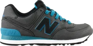 Кроссовки New Balance Wmns 574 'Precious Metals - Charcoal Teal', черный
